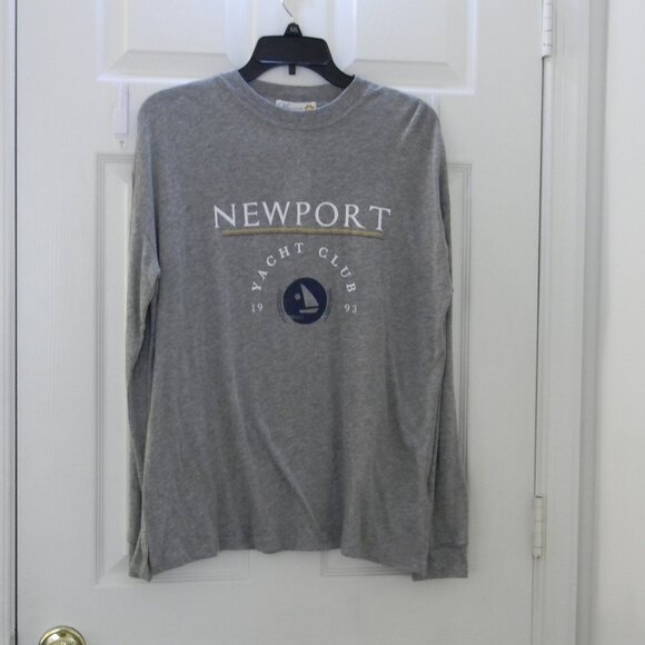 C & C California Long Sleeve Tee Newport Yacht Club Gray Size Small NWT - Picture 1 of 4